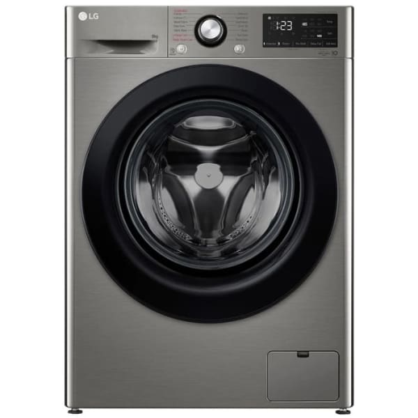 Machine à laver LG 8Kg Frontale silver (F4R3TYG6P) Machine à laver LG 8Kg Frontale silver (F4R3TYG6P)